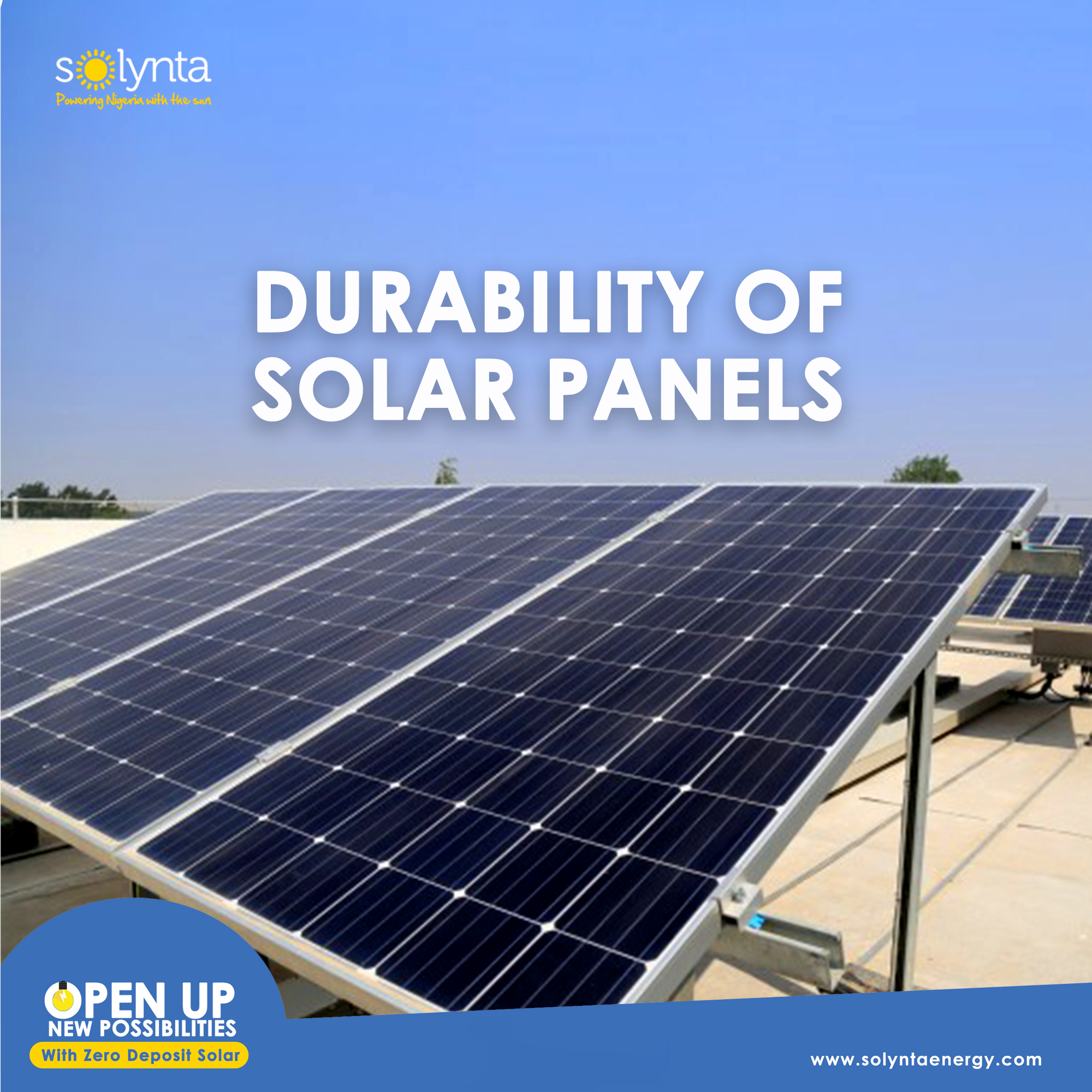 Durability of Solar Panels - Solynta Energy